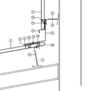 Anschluss DACH - WAND mit Trapezblechen