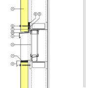 Fensteranschluss Vertikalschnitt